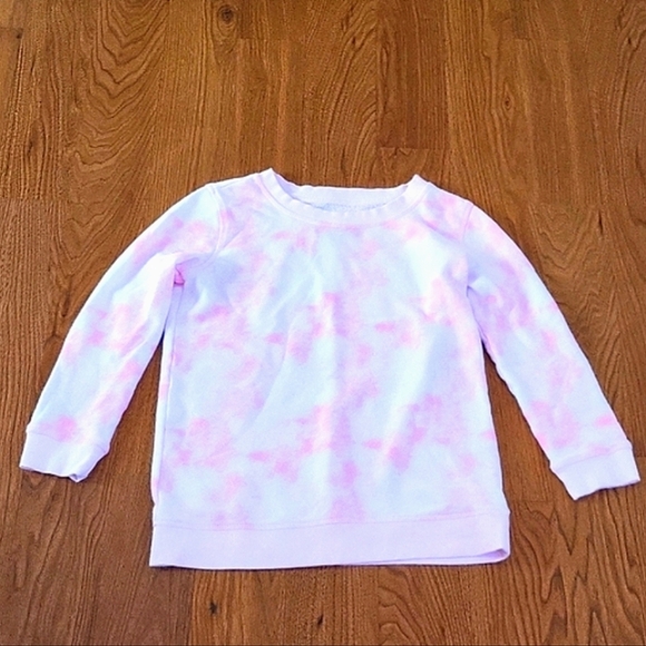 Brand NEW American Eagle Pink and White Tye Dye Sweatshirt XS - Picture 1 of 3